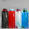 Vattenflaskor Burar Portable Ultralight Foldbar Water Bag 700 Ml Water Bottle Pouch Outdoor Sport Supplies Vandring Running Soft Flask Water Bottlel240124