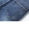 2024 designer Spring Summer Make Old Men's Jeans Red Letter Jeans Moto