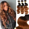 Perruques en dentelle DreamDiana 10A Bundles de cheveux vietnamiens bruts Ombre Couleur Remy Body Wave 3 Bundles Pleine tête Blond 100% Extensions de cheveux bon marché L240124