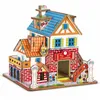 3d quebra-cabeças de madeira gelo cottage modelo construção kits em miniatura auto montagem brinquedo crianças artesanato presentes brinquedos educativos Toysvaiduryb