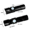 USB LED -ficklampa Mini Torch Flash Light Pocket LED -lampan Zoombar för att rida utomhus bärbart starkt ljus ll