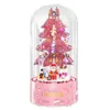 Blocos magnéticos feliz natal caixa de música árvore construção diy casa de boneca ano novo papai noel ldren presentes decoraçãovaiduryb