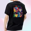 Sommermarkenmusikband Gorillaz T -Shirt Baumwolltops Tees männlich Kurzarm Boy Casual Anime T Shirt Mode HipHop Punk3104020