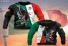 Men039s Sweats à capuche MEXICAIN Eagle Flag 3D Imprimer Zipper Sweat à capuche Homme Femme Pull Sweat-shirt à capuche Veste Jersey Tra8556379