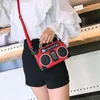 Moda Ladies Handbag Personalidade Rádio Rádio Crossbody Bags para mulheres Pu Leather Harajuku Bag Messenger Mini252a