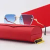 Okulary przeciwsłoneczne projektant okularów przeciwsłonecznych dla kobiet męskie Cr 3003 Loparda Buffalo Horn szklanki prostokąta UV400 Outdoor Beach Eye E13E#