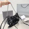 Fashion Handtaschen Designer -Tasche Lady's Leder Achselcrescent Bag Chain Bike Bag321u