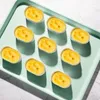 Baking Moulds -10Pcs Cheese Molds Aluminium Alloy Oval Mold Mousse Bread Cake With 100Pcs Liner Paper Tool