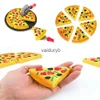 Cucine Gioca con il cibo 6 pezzi piccola pizza giocattolo ld cucina simulazione festa veloce per bambinivaiduryb