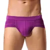 Underpants Low Waist Briefs Men'S U Shaped Sexy Underpant Solid Breathable Triangular Underwears Seamless Triangle Panties Ropa Hombre