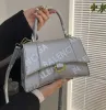 패션 디자이너 가방 작은 미니 모래 시계 토트 여성 핸드백 쇼핑 지갑 지갑 럭셔리 PU 가죽이있는 레터 B 로고 B2330