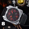 U1 Designer Top AAA BR Model Three Switches Luxury Men Watch Kwarc Watch Top Marka Guma Relogio Akcesoria Wysokiej jakości Kalendarz Kalendarza Kalendarza Y680