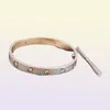 Charme pulseira para mulheres homens personalizado manguito pulseira prata rosa ouro titânio aço designer de moda jóias parafuso chave de fenda diamante1015146