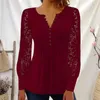 Camicette da donna Dolce autunno Top da donna di media lunghezza Slim Fit Autunno Camicetta primaverile Scava fuori abiti a vita stretta