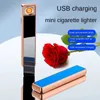 Encendedores 2024 Venta directa del fabricante Encendedor de carga de arco largo Encendedor a prueba de viento creativo Encendedores electrónicos Puerto USB Promoción YQ240124