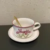 Tazze Tazza con regalo a mano Tazza da tè Tazza da caffè in ceramica femminile Scatola per persone