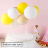 Festliga leveranser 1 set 12 21 cm ballong tårta topper ballonger baby shower födelsedag dekoration bröllop fest dekor