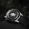 Other EUTOUR Black Clock Magnetic Ball Pointer Quartz Men Waterproof Wrist Nylon Strap Mens Top Brand Luxury 2019 YQ240122
