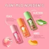 Brillo de labios Mini hidratante bálsamo labial con sensor de temperatura hidratante que cambia de color aceite labial melocotón aloe vera ilumina los labios reparadores pomada labial