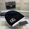 Gorro de luxo designer sênior homens e mulheres boné design de moda chapéus de malha outono boné de lã carta jacquard unissex chapéu quente