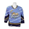 Le hockey universitaire porte un maillot de hockey Thr Toledo Walleye avec broderie cousue, personnalisez n'importe quel numéro et nom.