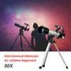 Télescopes Télescope astronomique pour enfants professionnel réfléchissant Spyglass éducation Science débutants monoculaire avec trépied Camping voyage cadeaux YQ240124