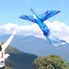 Vliegeraccessoires Phoenix Flying Kite Blauwe kleur Kite Kinderen Kids Sport Toy Grote Paleluan Mythische Vogel Lente Outdoor Sport