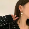 Cadeau de luxe élégant boucle d'oreille bijoux de créateur classique style de mode boucles d'oreilles à breloques en forme de coeur bijoux de cadeau d'amour de haute qualité avec boîte Boutique boucles d'oreilles plaquées or