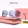 miui miui sunglasses Designer sunglasses luxury Metal Full Frame Lenses For gift box Conducir Rimless eyeglasses Brown black shades beach women mens sunglasses