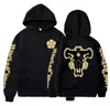 Anime Black Clover Black Bulls Squad Emblem Hoodies Yami Asta Magic Knights Sweatshirts Tops Pullovers Sudadera Felpa Moletom 22087992290