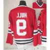 Filme 1926-1999 Retro CCM Hockey Jersey Bordado 9 Bobby Hull 1 Glenn Hall 10 Patrick Sharp 8 Bill Mosienko 38 Ryan Hartman 61 Stanley Cup 97 0 3 6 Hig