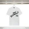 Spring/Summer New Miri T-shirt Round Neck 22 Letter Logo Printed Men's and Women's T-shirts Short sleeved Thin Casual Loose Tees Top clothes