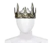 Cospty starożytny nakrycie głowy Viking Corona Hombre Medieval Men Królew Król Tiaras Soft Crown Hair Accessories5825468