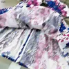 Merk meisje jurk korte mouw kinderrok maat 90-160 complete labels babykleding blauweregen bloemenprint kinderjurk jan20