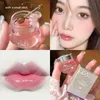 Lip Gloss 2/1 Pcs Rosa Cereja Mel Hidratante Máscara Labial Pêssego Natural Unissex Óleo Labial Nutritivo Fade Lip Lines Lip Blam Lip Care