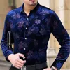 Chemises décontractées pour hommes Nouvelle chemise décontractée de tous les jours pour hommes Design classique Boutons Chemise à manches longues Slim Commuter Personnalité Imprimer Chemise XS-8XL T240124