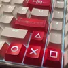 لوحات المفاتيح لوحات مفاتيح السهم keycap wasd red black keycap profile profile backlight keycap for cherry mx mex keyboard custom gaming beyboard cap yq240123