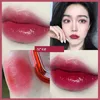 6 Farben sexy rote Lippenstifte wasserdicht feuchtigkeitsspendende Lippenglasur Tönung langlebig Antihaft-Cup Lippenstift Make-up koreanische Kosmetik 240119