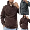 Hoodies masculinos outono/inverno manga longa workwear masculino pequeno grande para impressão de camisolas em branco