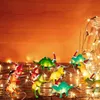 15m 10 LED Dinosaur String Lights Lâmpada Decoração de festa de Natal Quarto Berçário Decoração Presentes de aniversário 240122