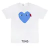 Jouez des t-shirts pour hommes de marque récente des femmes plus récentes de la création de femmes Amri T-shirt Fashion Men S Casual Man Vêtements Little Red Heart Chuan Kubao Ling Polo