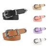 Belts 1Pcs Fashion Retro Pin Buckle For Women PU Leather Joker Trend Jeans Pants Skirt Waist Belt Ladies Accessories