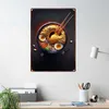 Metal Painting Japanese Ramen Metal Signage Tin Painting Advertising Sign Retro Poster Home Kitchen Restaurant Shopping Mall Wall Art Decor