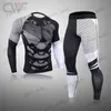 Men's Tracksuits Winter New Men Ski Thermal Underwear Sets Compression Sweat Quick Drying Cycling Thermo Underwear Men Clothing Long Johns T240124