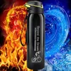 Vattenflaskor Burar Mountain Bike Bicycle Water Bottle Kettle Cycling Thermos Warm Keeping Water Cup Sportflaska 500 ml Aluminiumlegering 0.5ll240124