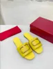 Designer sandálias planas chinelos de luxo mulheres bordar sandália moda flip flop carta chinelo para mulheres verão praia slide senhoras sapatos de salto baixo