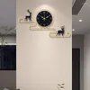 Wandklokken Woonkamer Stille Mode Scandinavisch Creatief Minimalistisch Horloge Esthetisch Interieur Reloj De Pared Woondecoratie