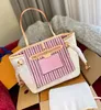 2025 Mujeres Luxurys Designers Bolsas para mujer Crossbody Bag Bolsos genuinos Monederos Lady Tote Monedero 2pcs