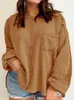 Kobiety z kapturem 2024 Jesienne i zimowe sweter nieregularny w stylu ulicznym Top zagęszczony ciepły temperament retro