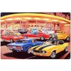 Peinture en métal Vintage voiture métal étain signes Mustang GT affiches plaque décoration murale pour Garage bars homme grotte café Clubs rétro affiches Plaque